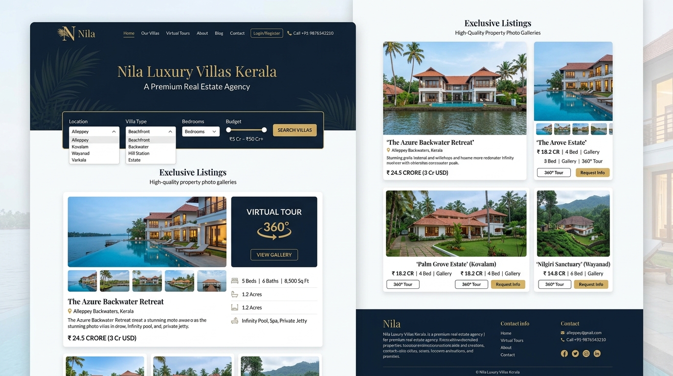 Nila Luxury Villas Kerala