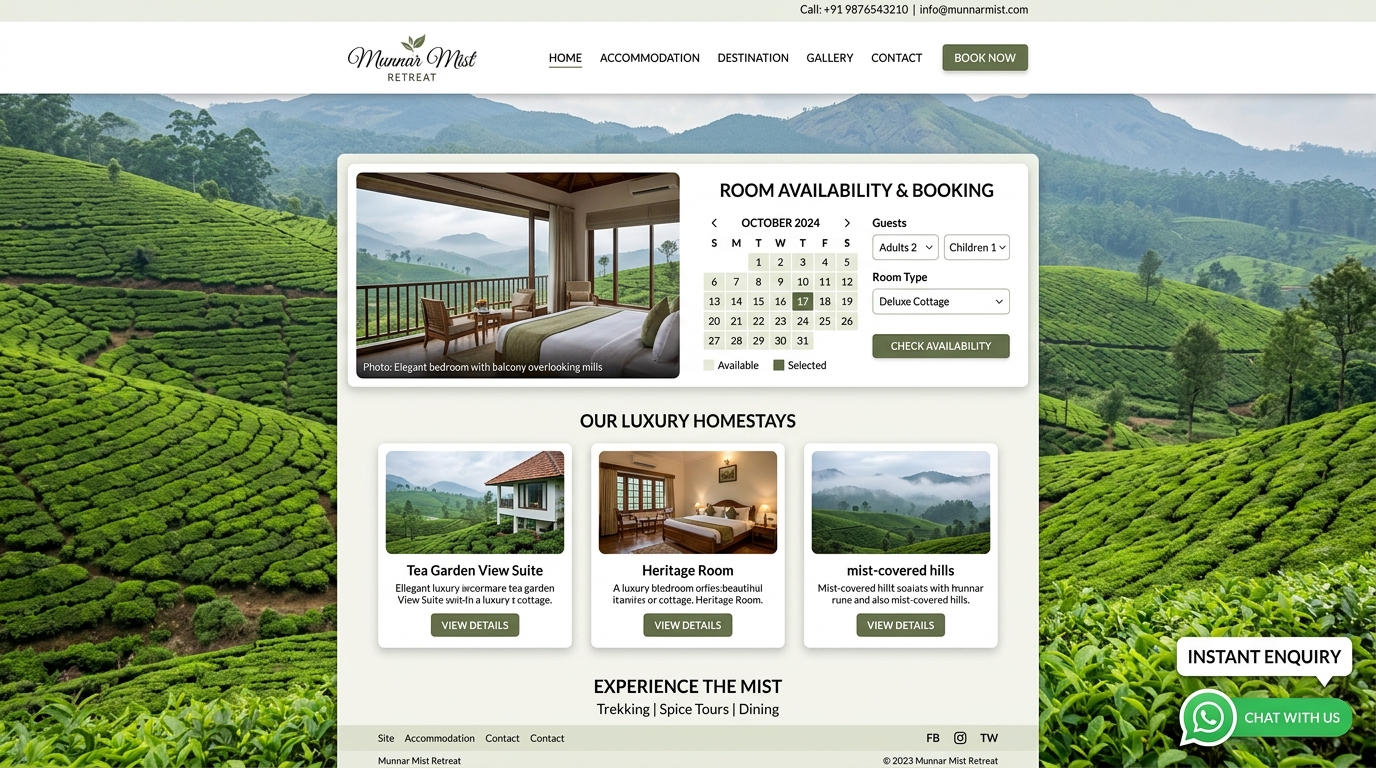 Munnar Mist Retreat Kerala