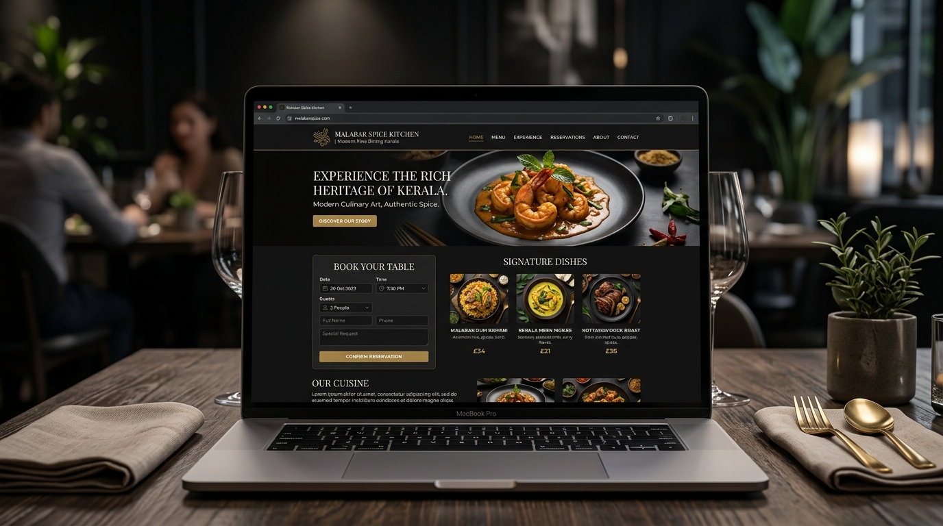 Malabar Spice Kitchen - Restaurant Website